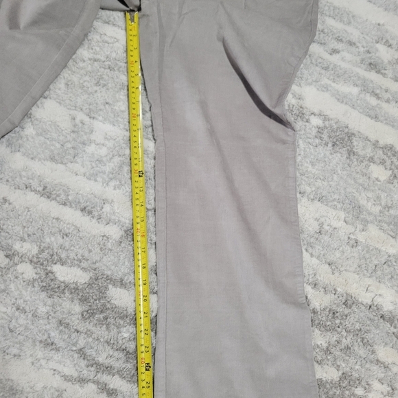 Talbots Petite Strech 14 Gray Corduroy Pants - Picture 15 of 16